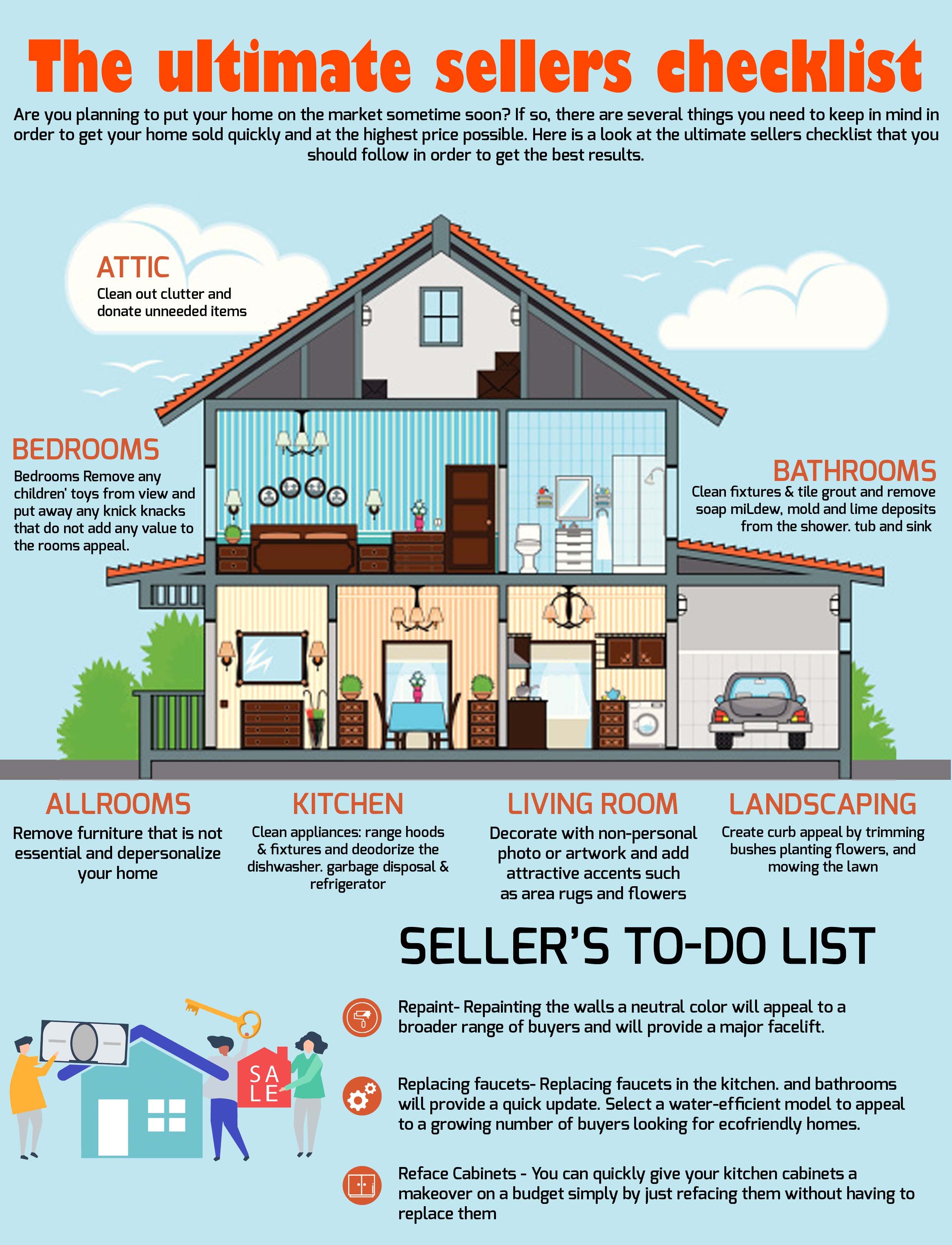 The Ultimate Home Sellers Checklist Guide - Get Your House Ready to Sell