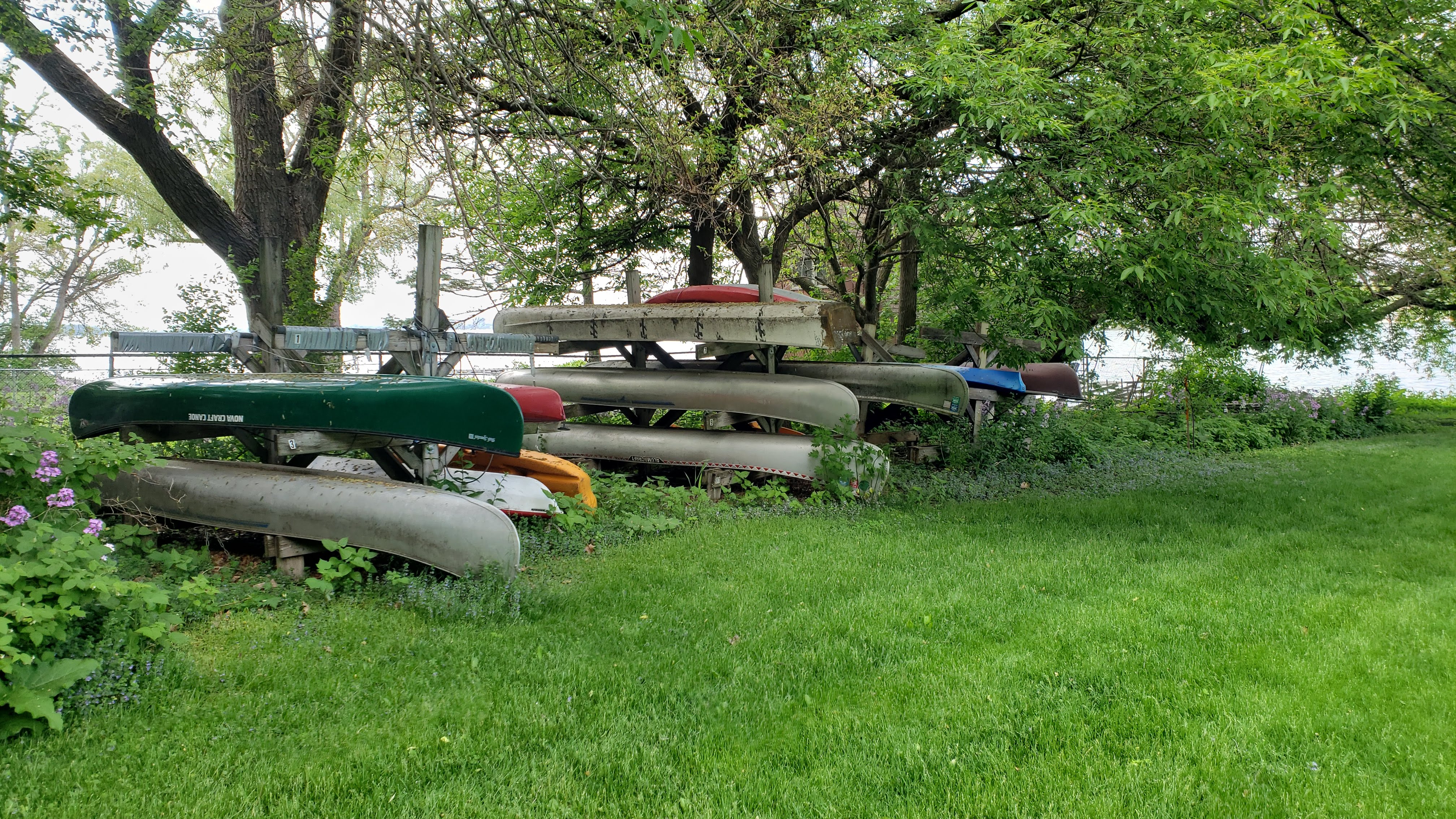 canoes and kayaks