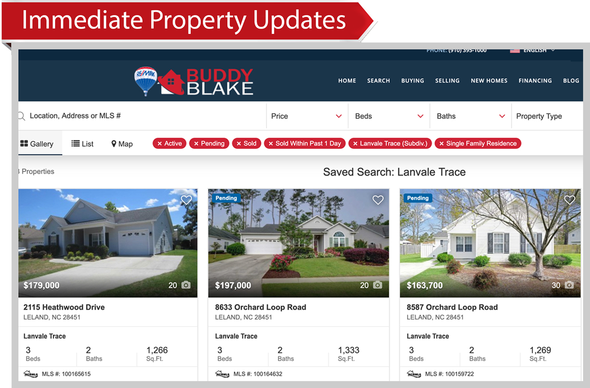 Immediate Property Updates