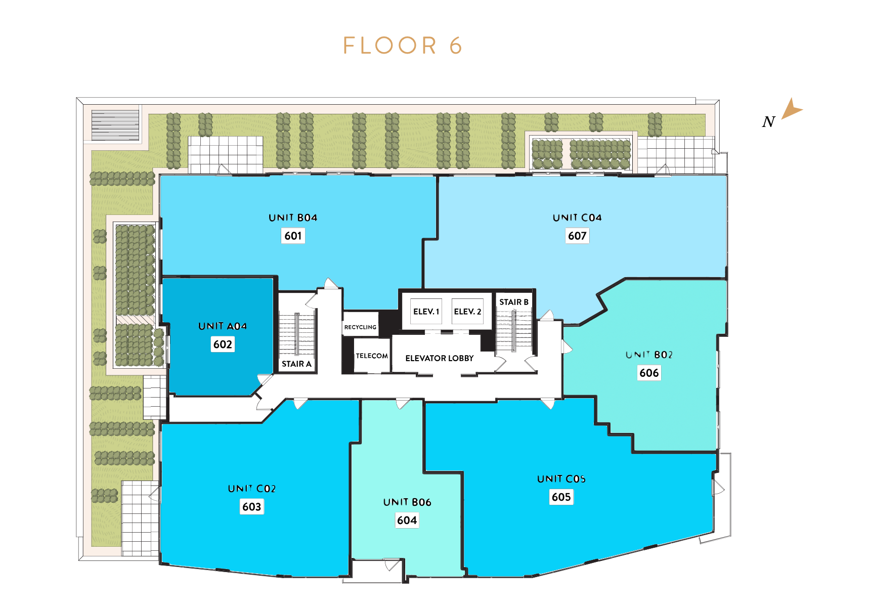 Cheval Condominiums - Floor Plans 