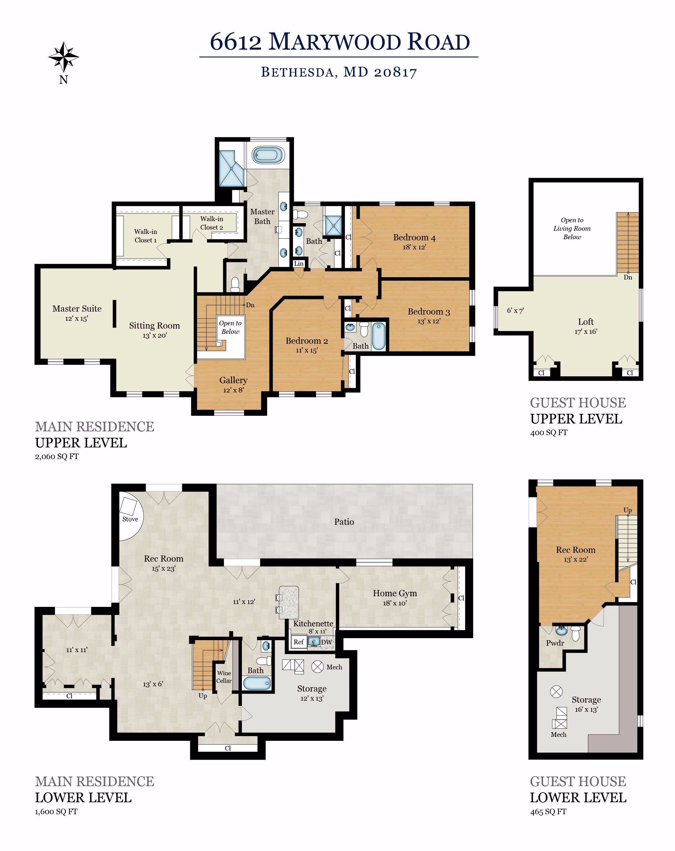 Marywood Floor Plan - Residences