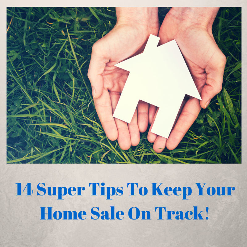 Picture of hand holding a paper cut out of a home for article 17 Supers Tips To Keep Your Home Sale On Track!