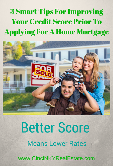 3 smart tips for improving your credit score prior to applying for a home mortgage