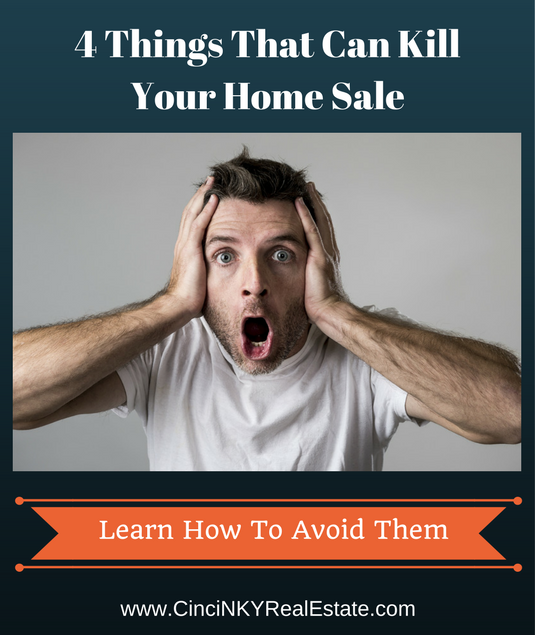 4 things that can kill your home sale
