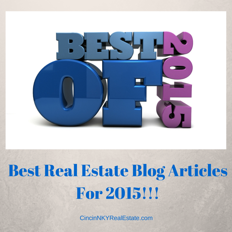Image with text that says Best Real Estate Blog Articles For 2015.