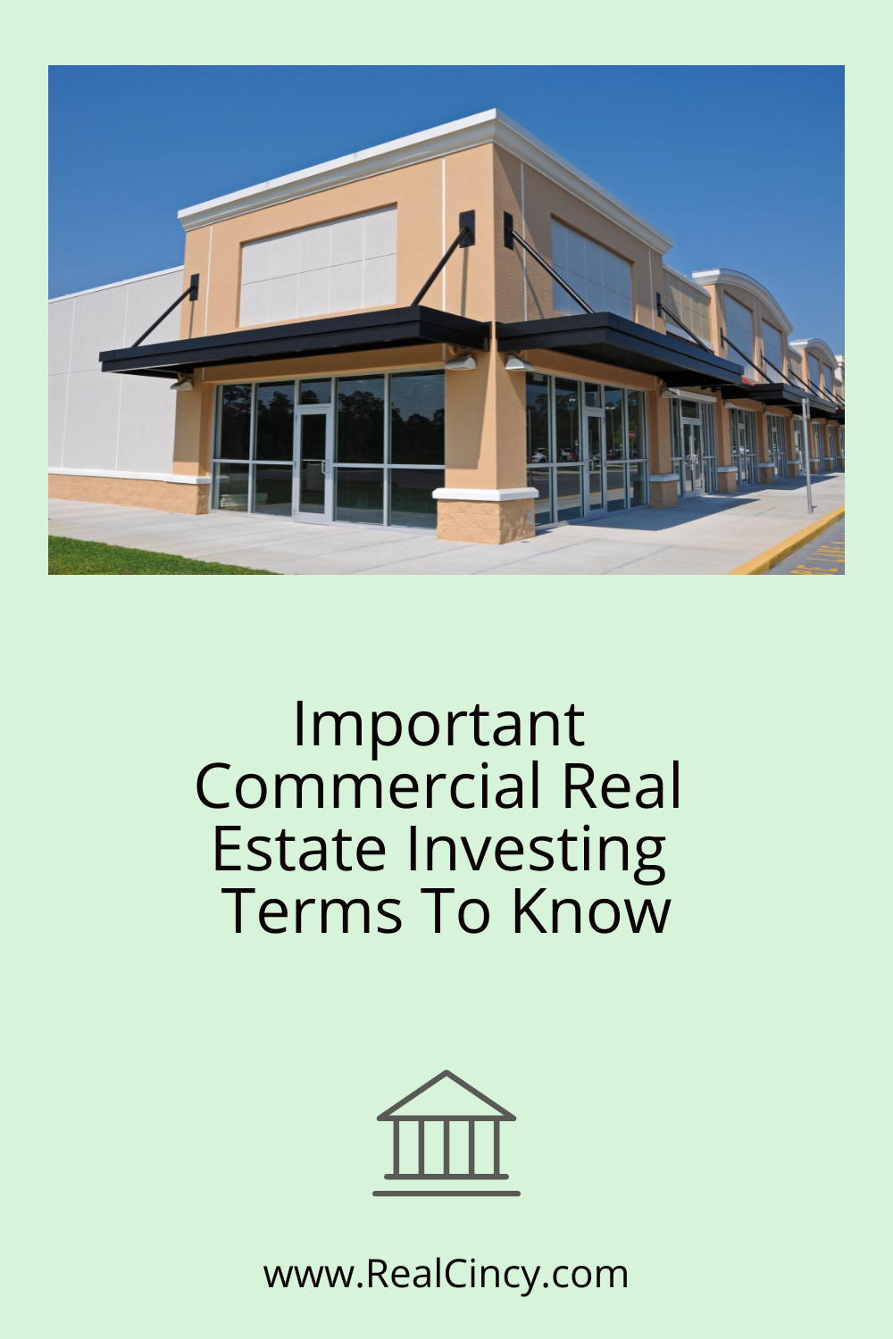 commercial re invest terms