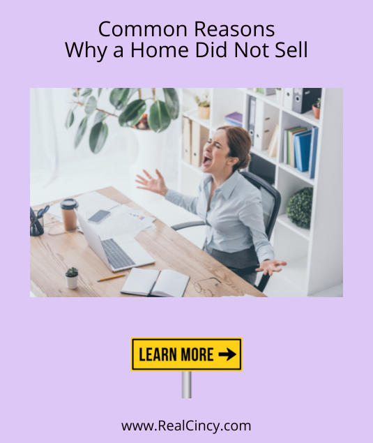 6 Reasons Why Your Home Did Not Sell