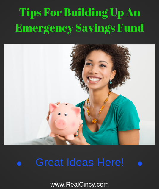 tips for building up an emergency savings fund