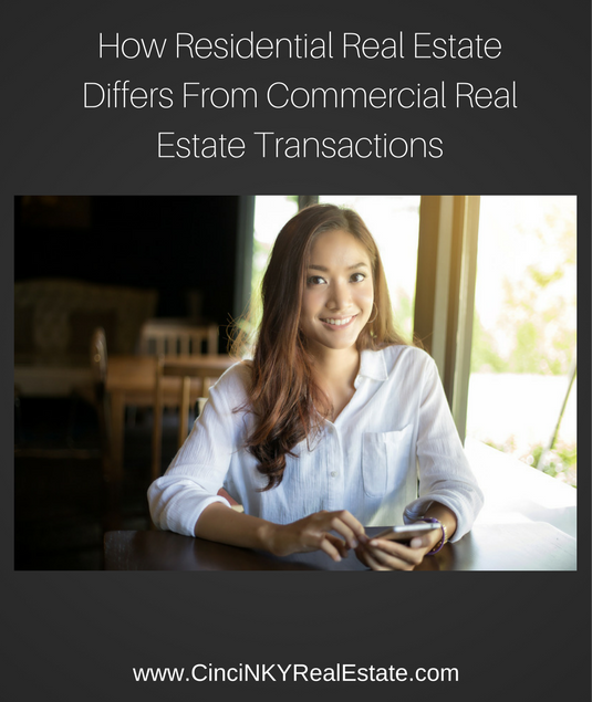 How Residential Real Estate Differs From Commercial Real Estate Transactions