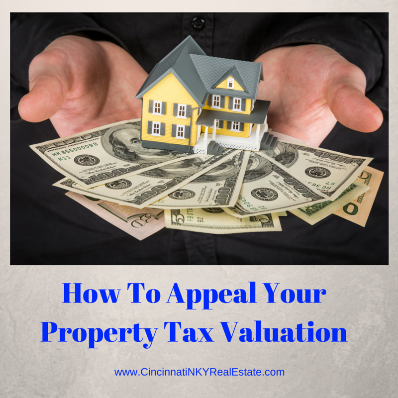 how to appeal your property tax valuation picture of house on top of money