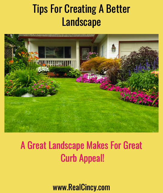tips for creating a better landscape for your house