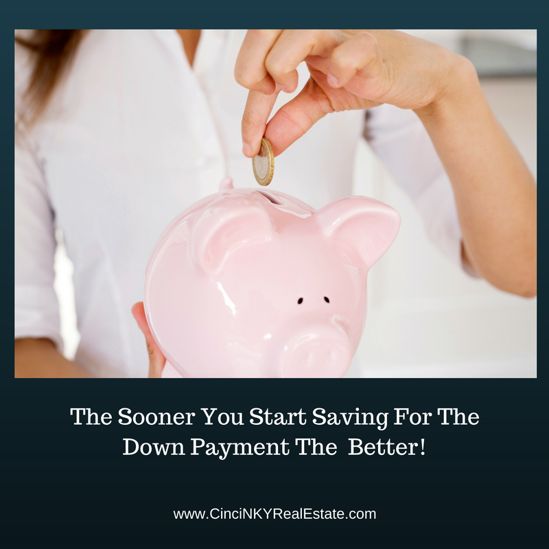 start saving money in your piggy bank for a home down payment