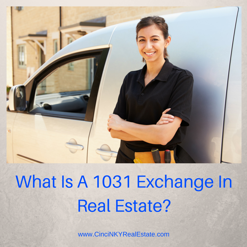 picture of a business woman with text what is a 1031 exchange