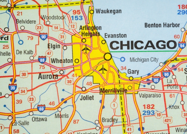 Browse Chicagoland Real Estate by Map