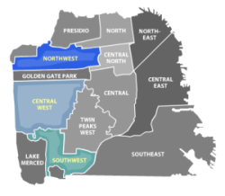 Districts 1, 2, & 3 in SF