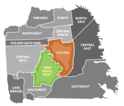 Districts 4 and 5 in SF