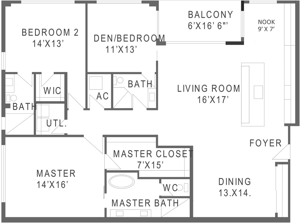 747 North Floorplan B