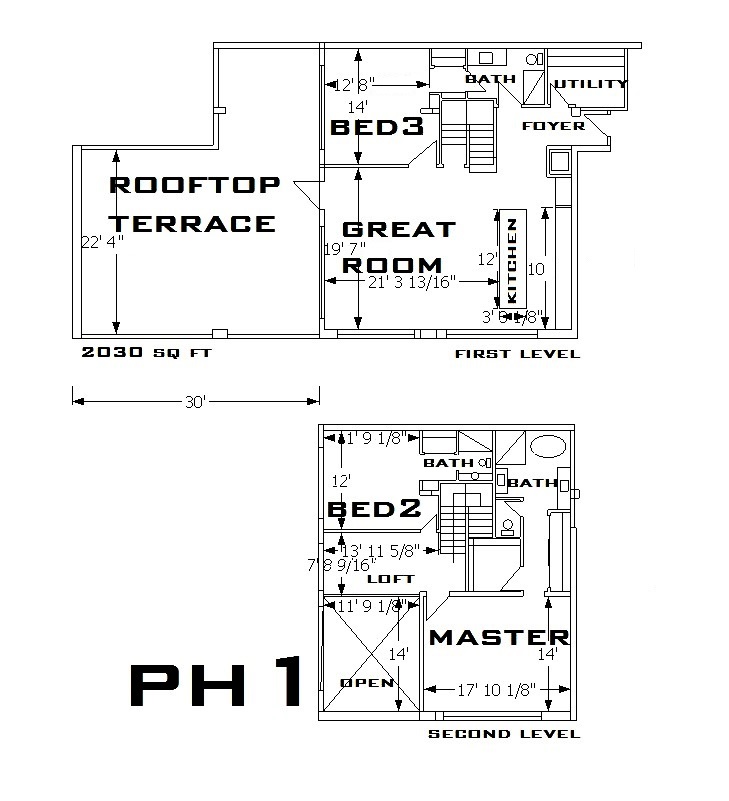 747 North Penthouse 1 Floorplan