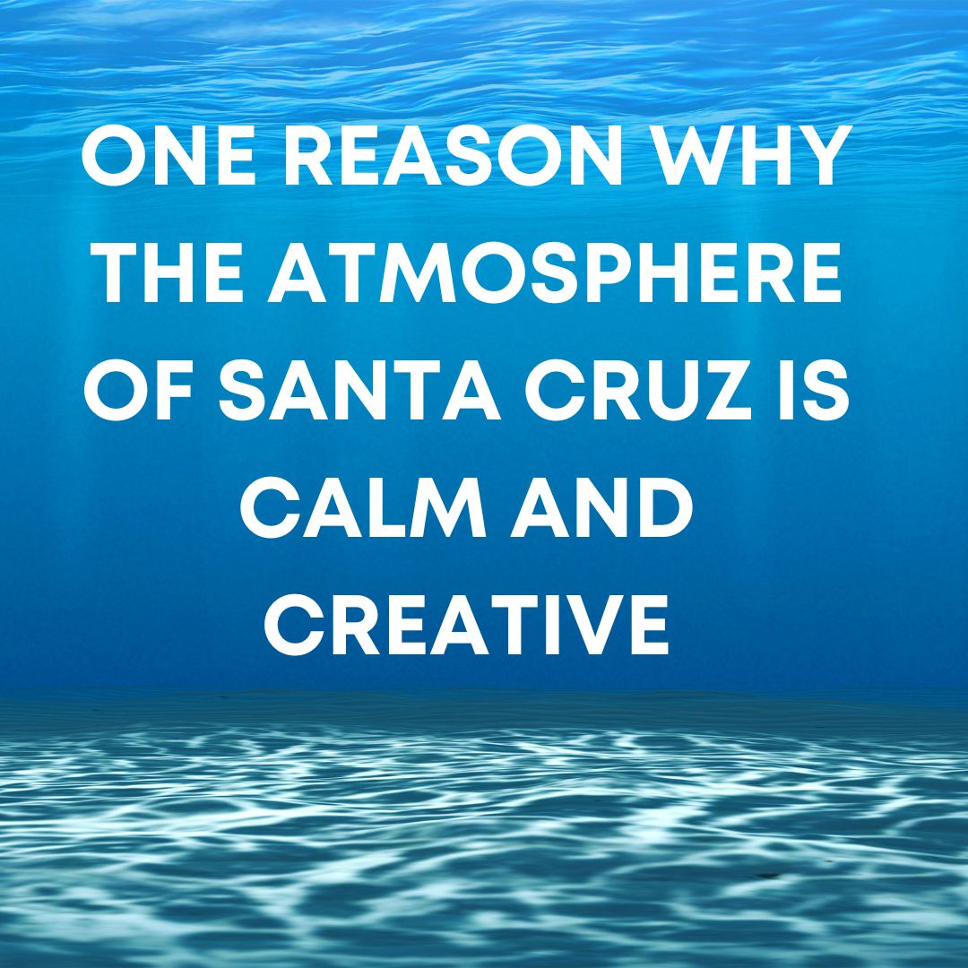 One Reason Why the Atmosphere of Santa Cruz is Calm and Creative