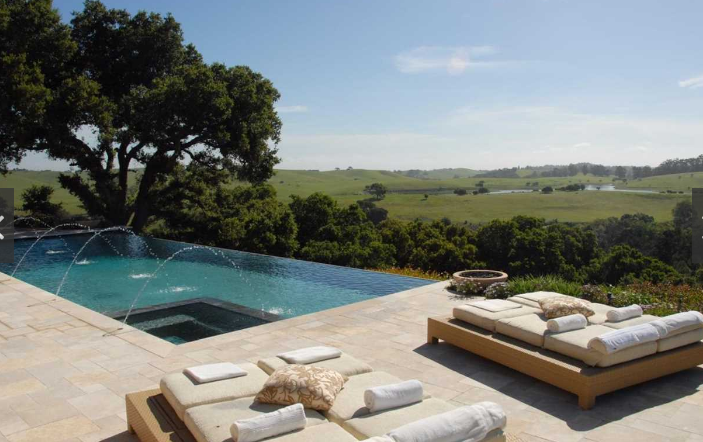 swimming pool in santa cruz home