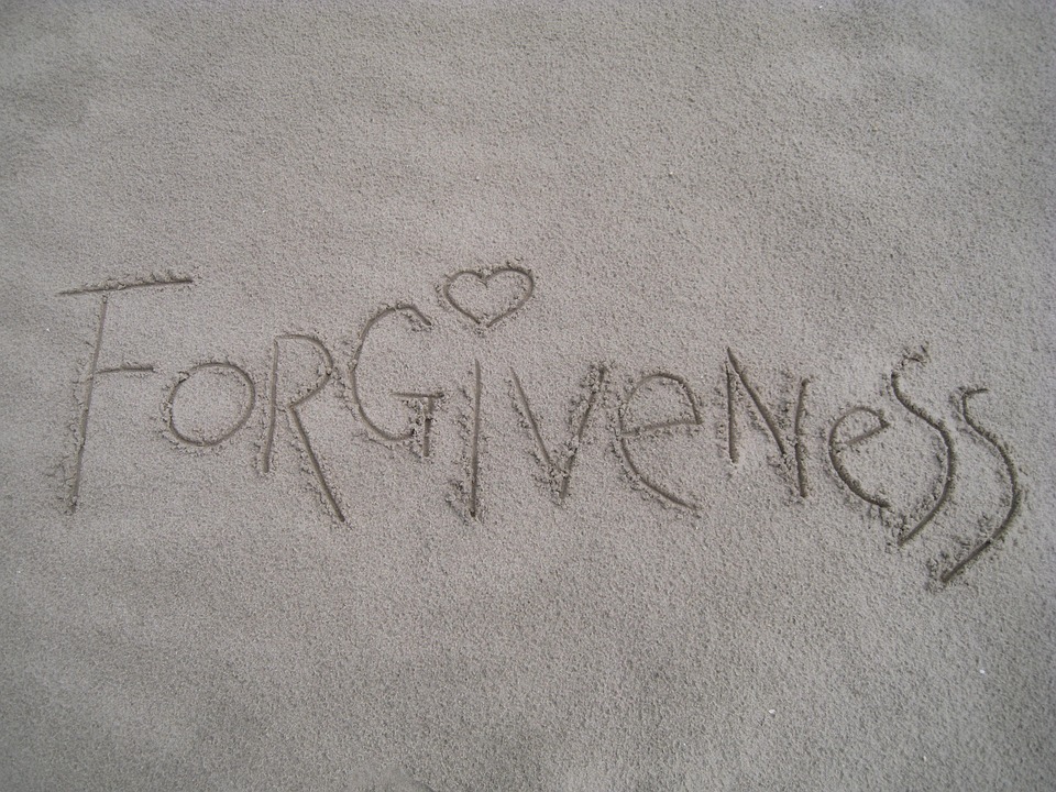 forgiveness in the sand