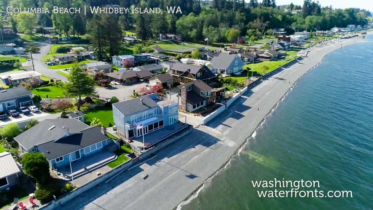 Columbia Beach Waterfront Homes in Whidbey Island, WA (Local Waterfront