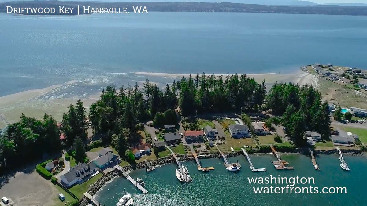 Driftwood Key Waterfront Homes in Hansville, WA (Local Waterfront