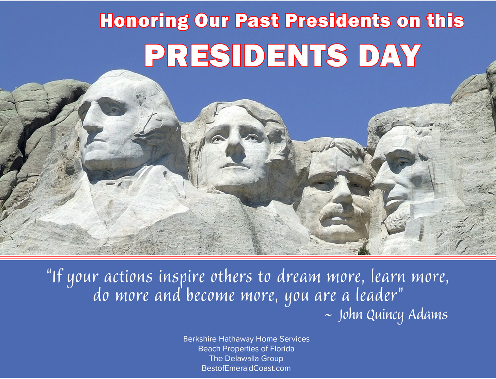 We Honor Our Past Presidents Today On President's Day!