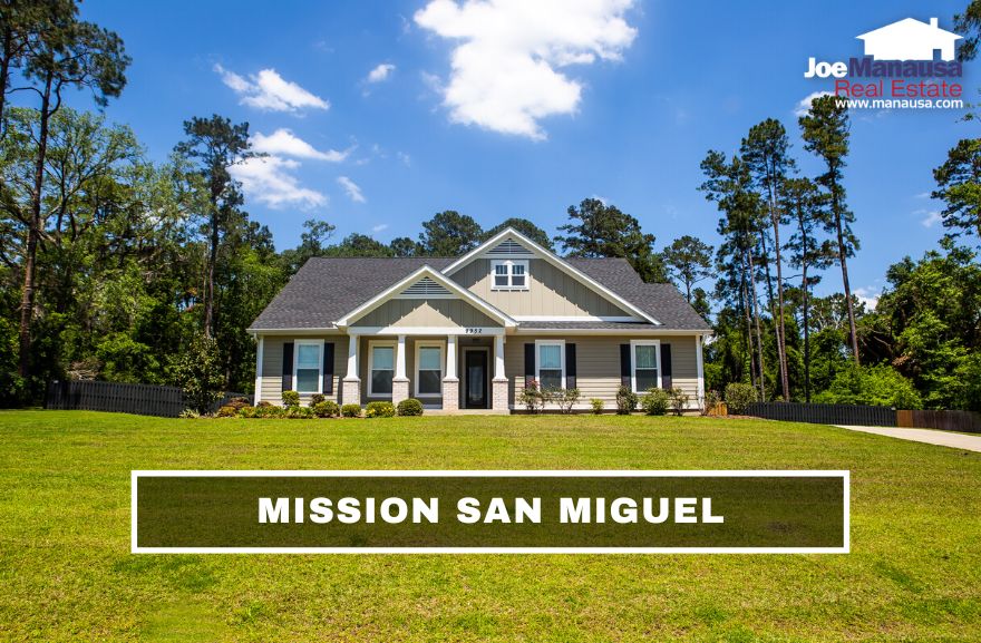 Mission San Miguel features roughly 80 five, four, and three-bedroom single-family detached homes that we built within the past fifteen years