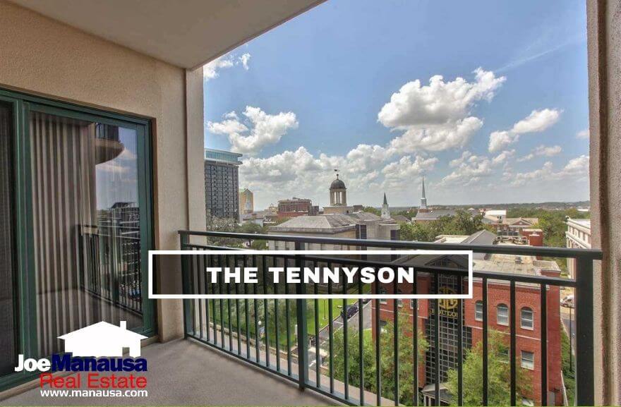 The Tennyson is a vertical condominium located on North Monroe Street which gives units within great views of Tallahassee's downtown area.