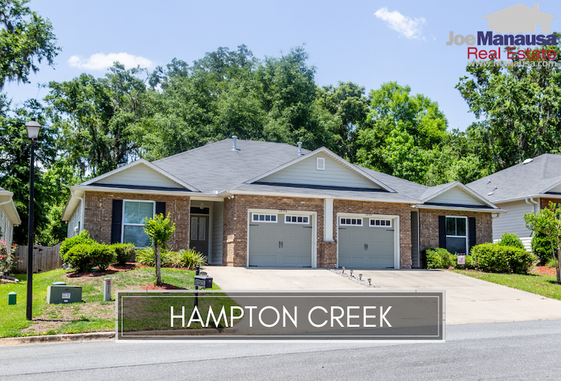 Hampton Creek in Southeast Tallahassee is a neighborhood of roughly two hundred detached and attached single-family homes.