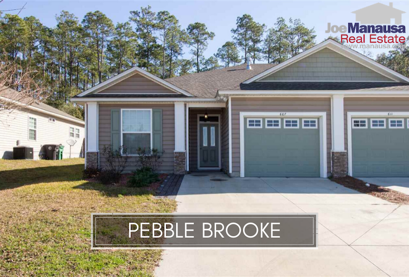 Pebble Brooke Tallahassee, FL Pebble Brooke is a SE Tallahassee neighborhood located north of Tram Road about ten minutes away from the Southwood Town Center.