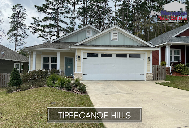 Tippecannoe Hills Tallahassee FL Tippecanoe Hills is a popular new neighborhood located between Old Bainbridge Road and Mission Road just north of Hartsfield Road on the west side of town.