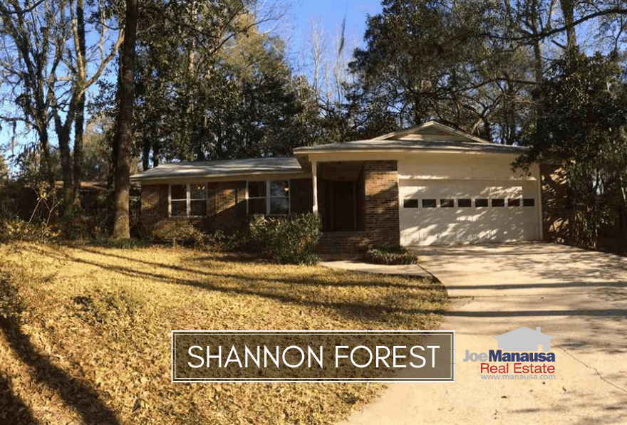 Tallahassee Shannon Forest • Listings And Housing Report March 2019