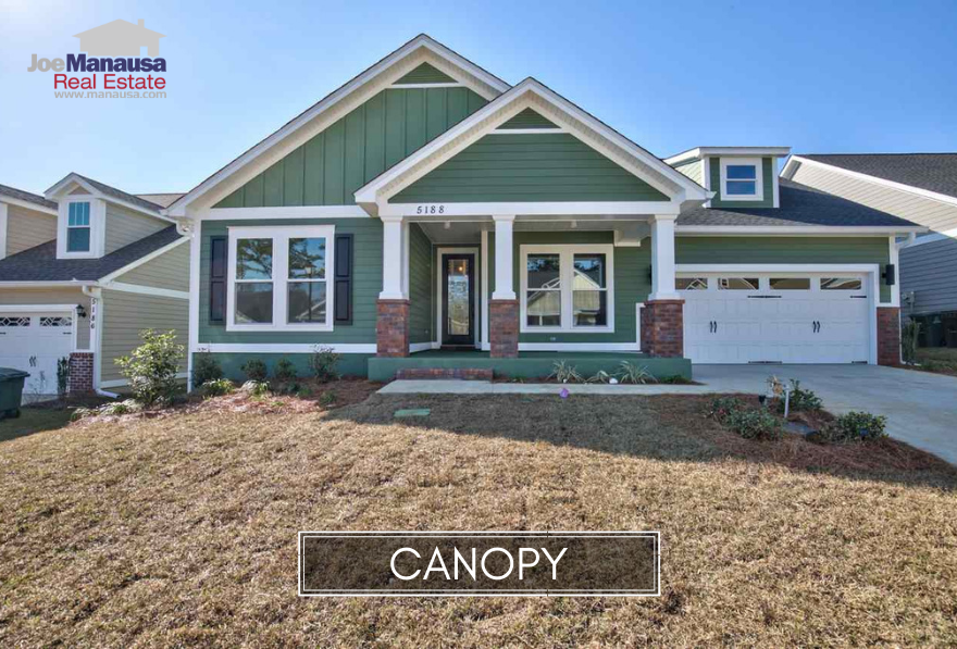 Canopy is a brand new Northeast Tallahassee neighborhood located at the intersection of Fleischmann Road and Centerville Road.