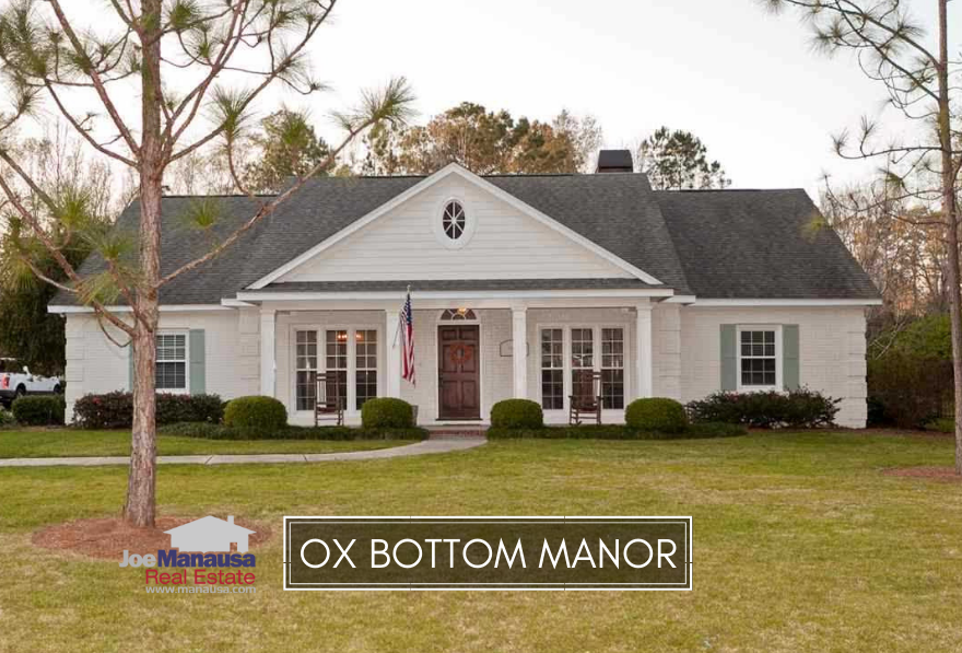 Ox Bottom Manor is a popular Northeast Tallahassee neighborhood situated in the heart of the 32312 zip code, with more than 700 three, four (and more) bedroom homes built since the early 1990s.