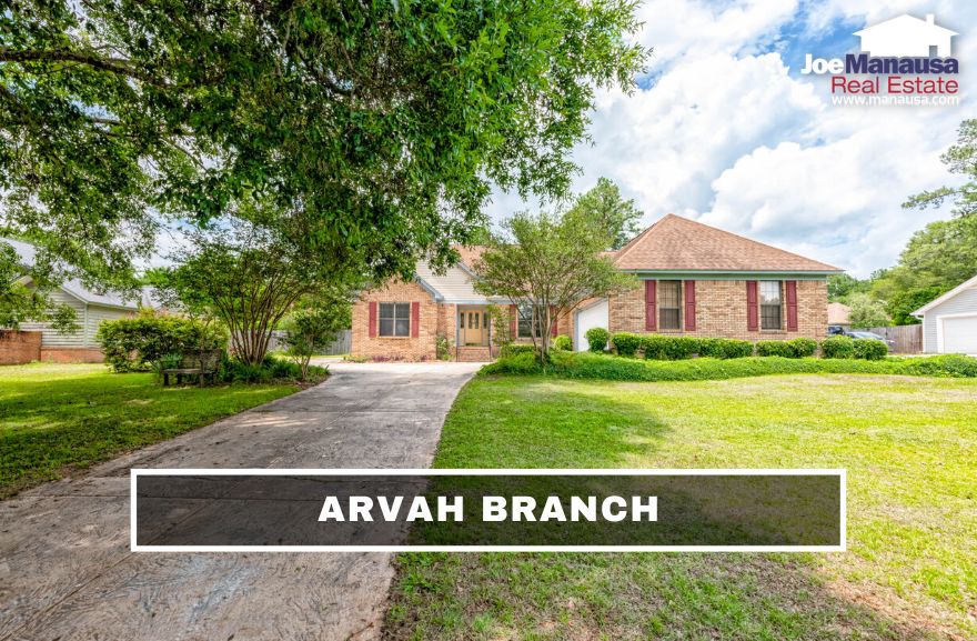 Arvah Branch is located in Northeast Tallahassee on Miccosukee Road, just past the interstate.