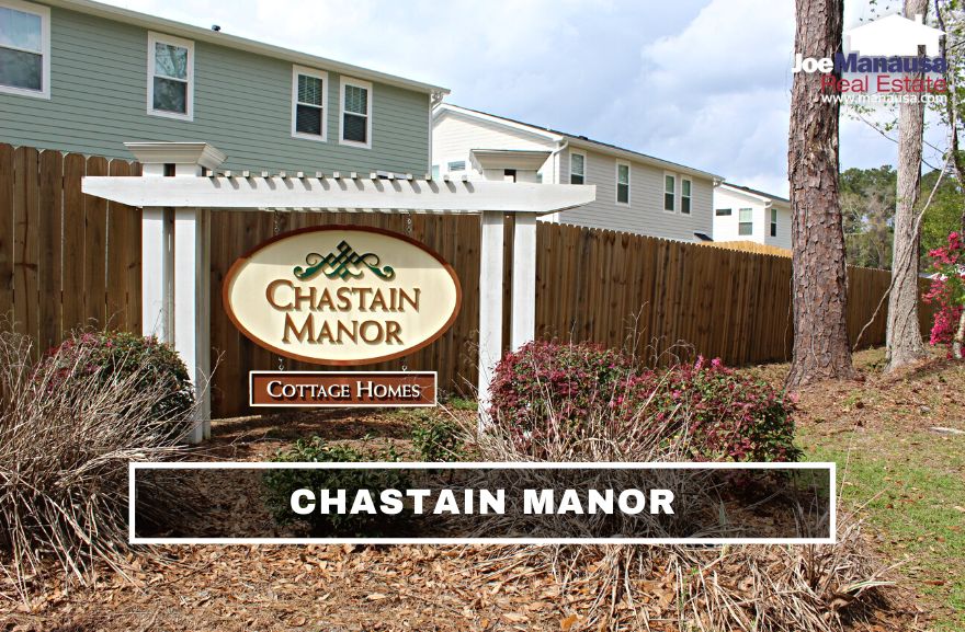Chastain Manor is a small new neighborhood that when complete will contain about 95 homes, some that started construction back in 2015.