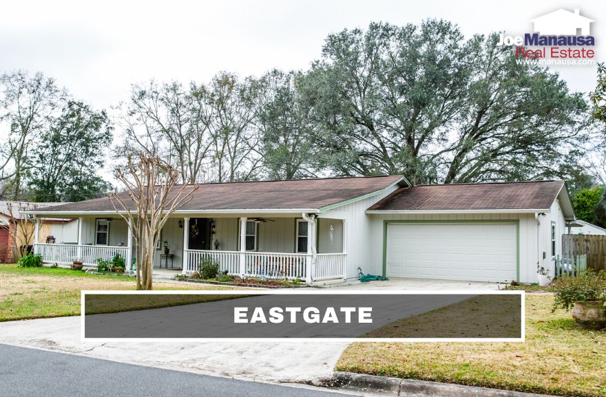 Eastgate is located on the east side of Capital Circle NE, just south of the Interstate, so its location is phenomenal for the price you'll pay to live this close to town.
