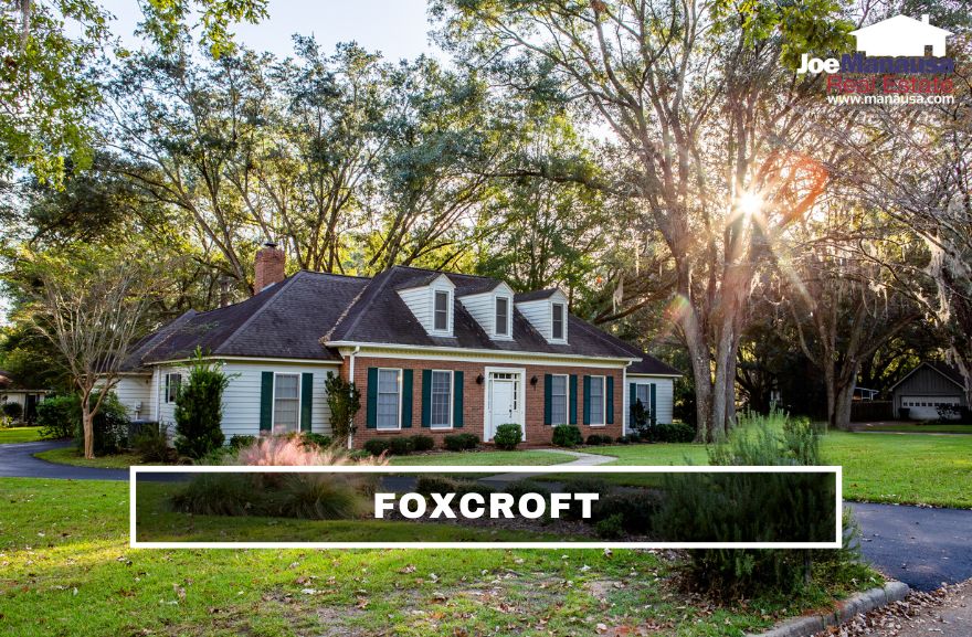 Foxcroft is located on the east side of Thomasville Road on the western edge of Killearn Estates in Northeast Tallahassee in the heart of the high-demand 32309 zip code.