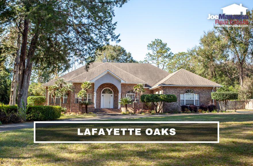 Lafayette Oaks is located south of the Interstate and north of Capital Circle NE on the west side of Mahan Drive, making for quick and easy access to and from downtown.
