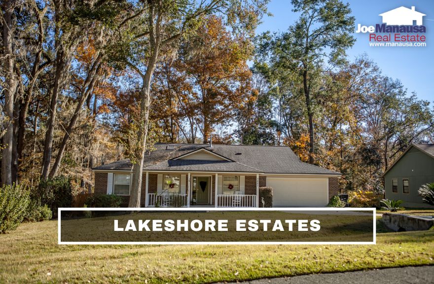 Lakeshore Estates is a neighborhood located in NW Tallahassee and is a suburban area renowned for quiet streets, well-maintained homes, and lush green spaces.