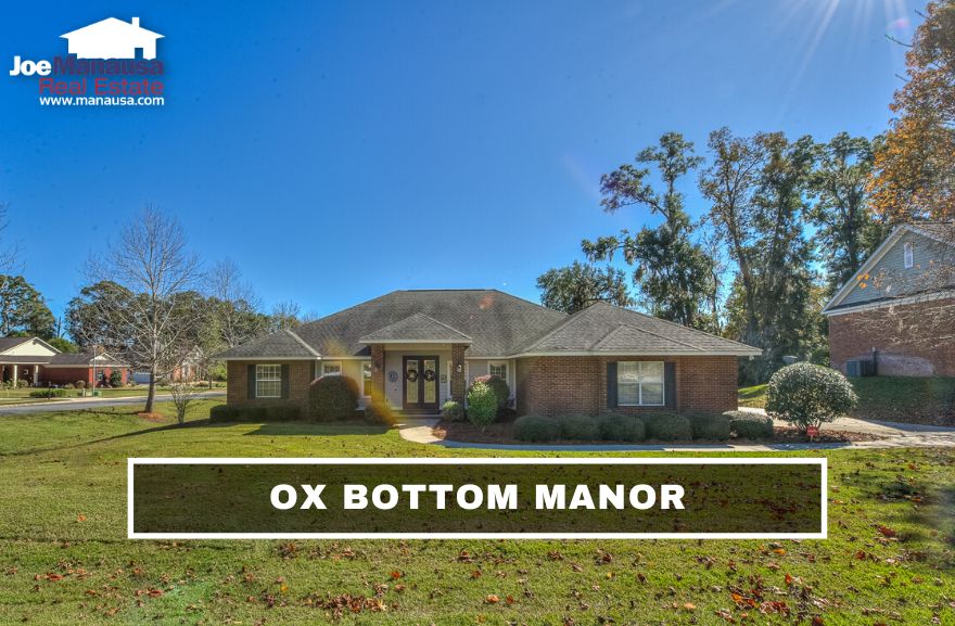 Ox Bottom Manor is located north of Ox Bottom Road on the east side of Meridian Road in the 32312 zip code, right in the middle of "where everybody wants to be."