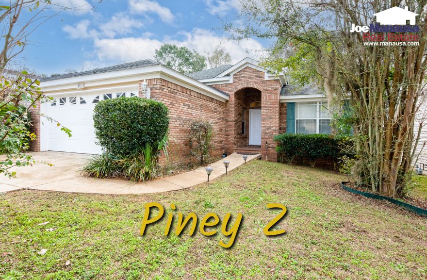 Piney Z is a well-established neighborhood located in the eastern part of Tallahassee, just off Apalachee Parkway. 