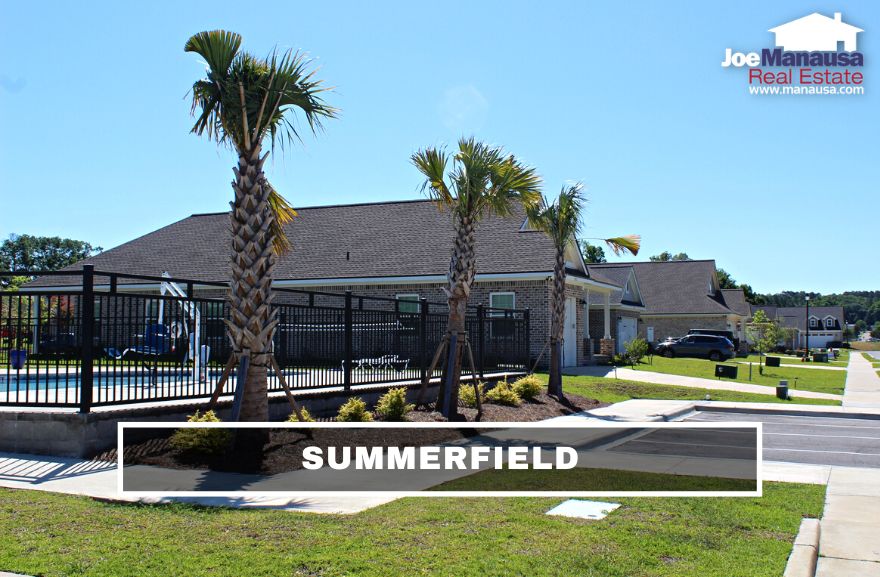 Summerfield is a two-plus-year-old neighborhood in Northwest Tallahassee that has offered attractively priced new construction homes since 2020.