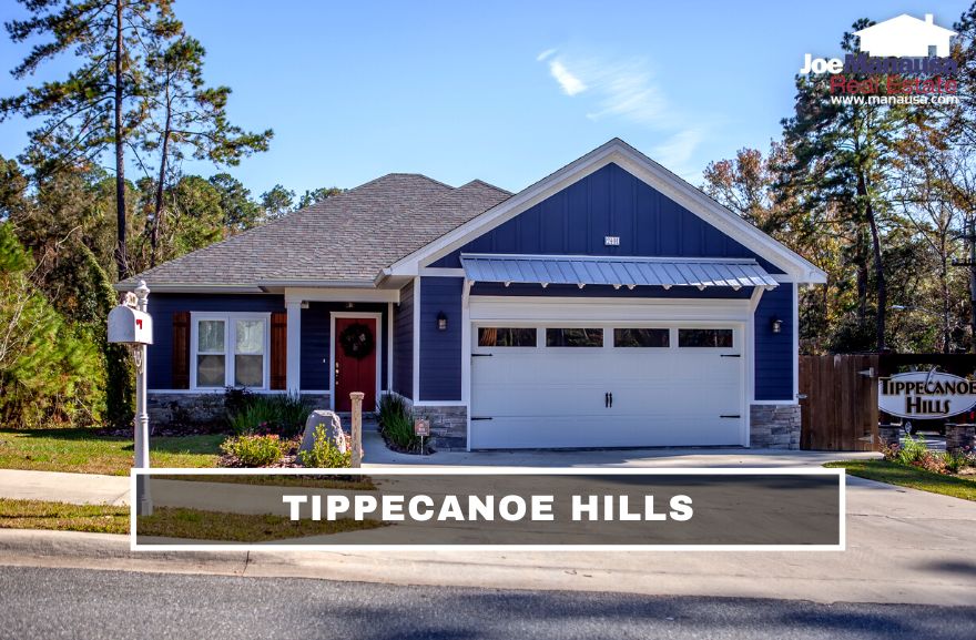 Tippecanoe Hills Tallahassee FL Tippecanoe Hills is located between Mission Road and Old Bainbridge Road just north of Hartsfield Road in Northwest Tallahassee.