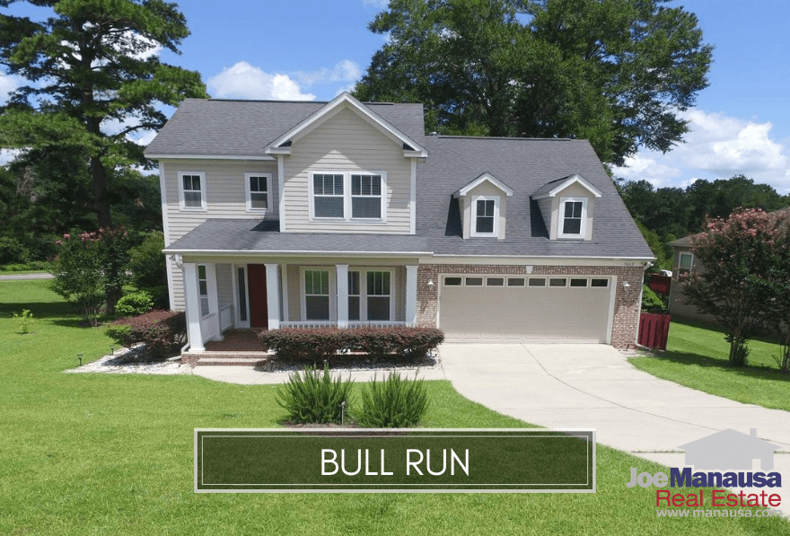 Bull Run is a popular NE Tallahassee neighborhood with 380 newer four and three-bedroom homes on smaller lots.