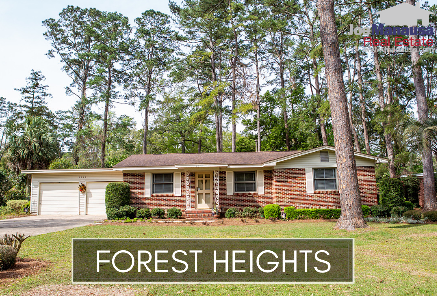 Forest Heights is a central Tallahassee neighborhood located on the north side of Tharpe Street across from Godby High School.  Featuring well appointed homes built from the 1950s through the 1980s, Forest Heights homes are an absolute steal right now. People who have bought recently and who buy through 2019 will be fortunate enough to 