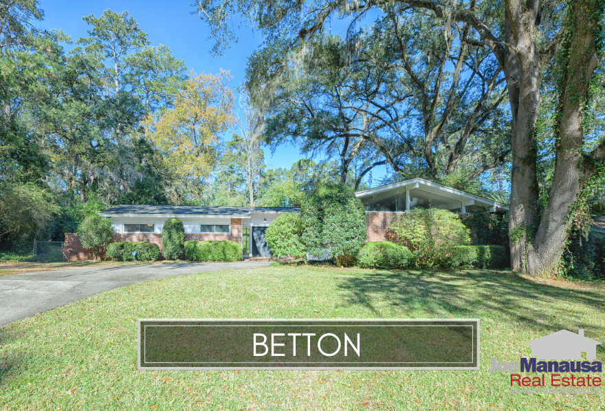 The Betton area in Midtown Tallahassee holds some of the highest demand homes in Tallahassee, offering larger than average homes in a prime location.