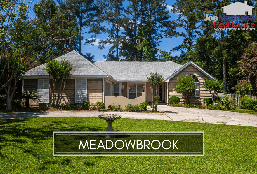 Meadowbrook in NE Tallahassee is conveniently located near the intersection of Capital Circle Northeast and Mahan Drive.